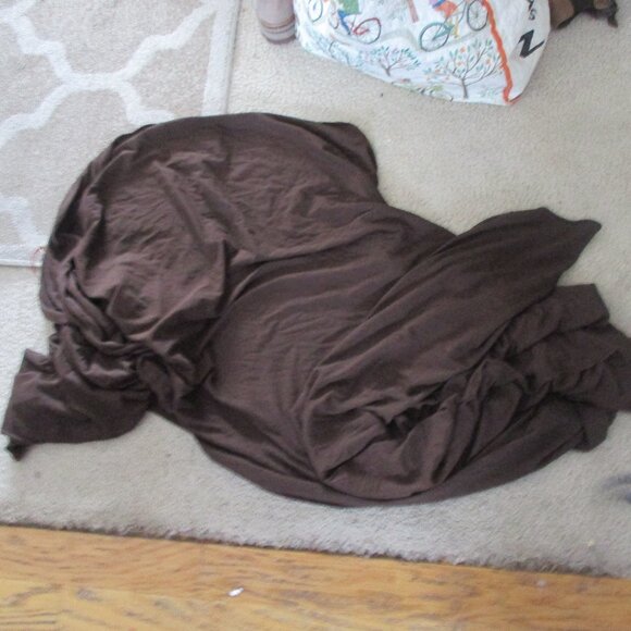 Frank & Eileen Aude Travel Scarf brown euc - Picture 1 of 4